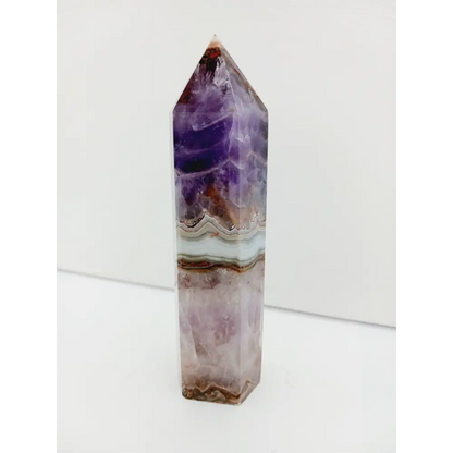 💜🏔️ Amethyst Agate Tower 5 Inch – Balance Protection and Spiritual Growth ✨ - 2 - 5.5’’ - Towers