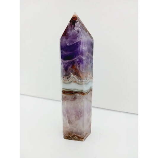 💜🏔️ Amethyst Agate Tower 5 Inch – Balance Protection and Spiritual Growth ✨ - 2 - 5.5’’ - Towers