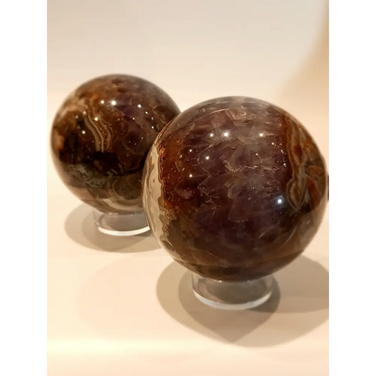 💜🌬️ Amethyst & Lace Agate Sphere (2.75’’) – Tranquility Balance & Spiritual Clarity! ✨ - Spheres