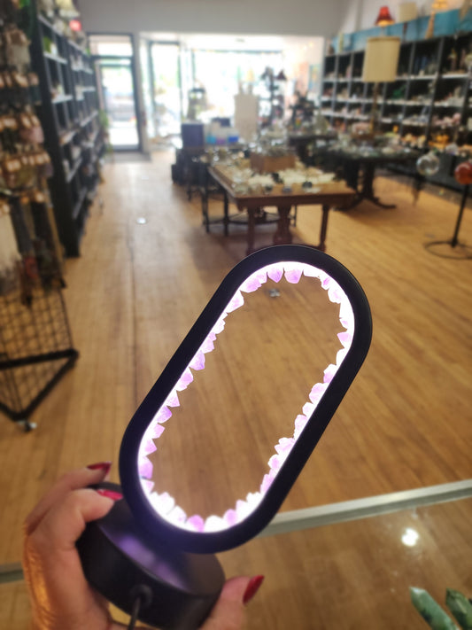 🌟 Amethyst Oval Lamp! 🌟