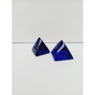💎✨ Aqua and Blue Obsidian Pyramids 1.75’’ – Calm Clarity and Spiritual Protection 🔷 - Blue