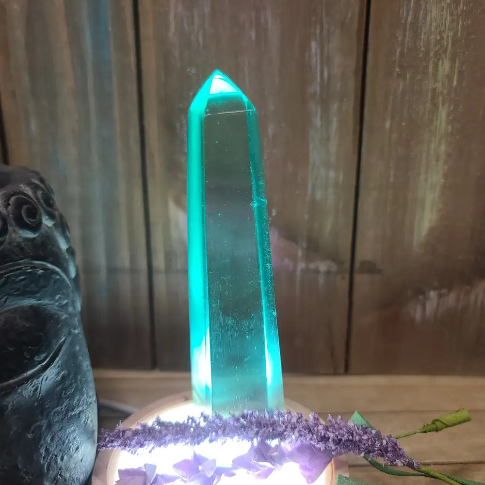 Aqua Blue Obsidian Towers - 2 - Towers