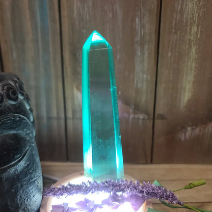Aqua Blue Obsidian Towers - 2 - Towers