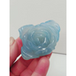 🌊🌹 Aquamarine Rose Carving – Tranquility Love and Courage ✨