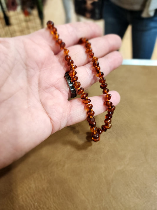 🧸 Assorted Amber Teething Necklace for Baby 🌟 - 1 - Jewelry
