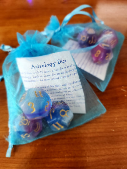 Astrology Dice Divination Set - Tarot Decks & Divination