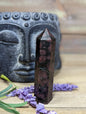 Arfendsonite with Garnet Towers - 10- 3 1/2’’ - Towers