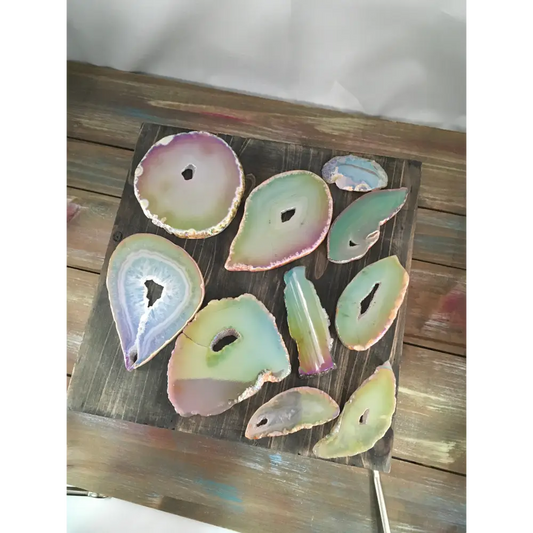 🌈 Aura Agate Slabs ✨ - Specimens