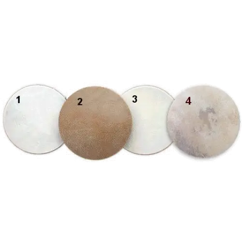 Handcrafted Native American buffalo drum with natural hide and wooden frame, displayed on a white background. Perfect for meditation, ceremony, and spiritual connection.