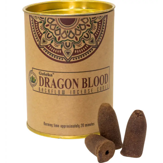 Backflow Incense Cones (pk of 24) - Dragon’s Blood - Incense & Burners