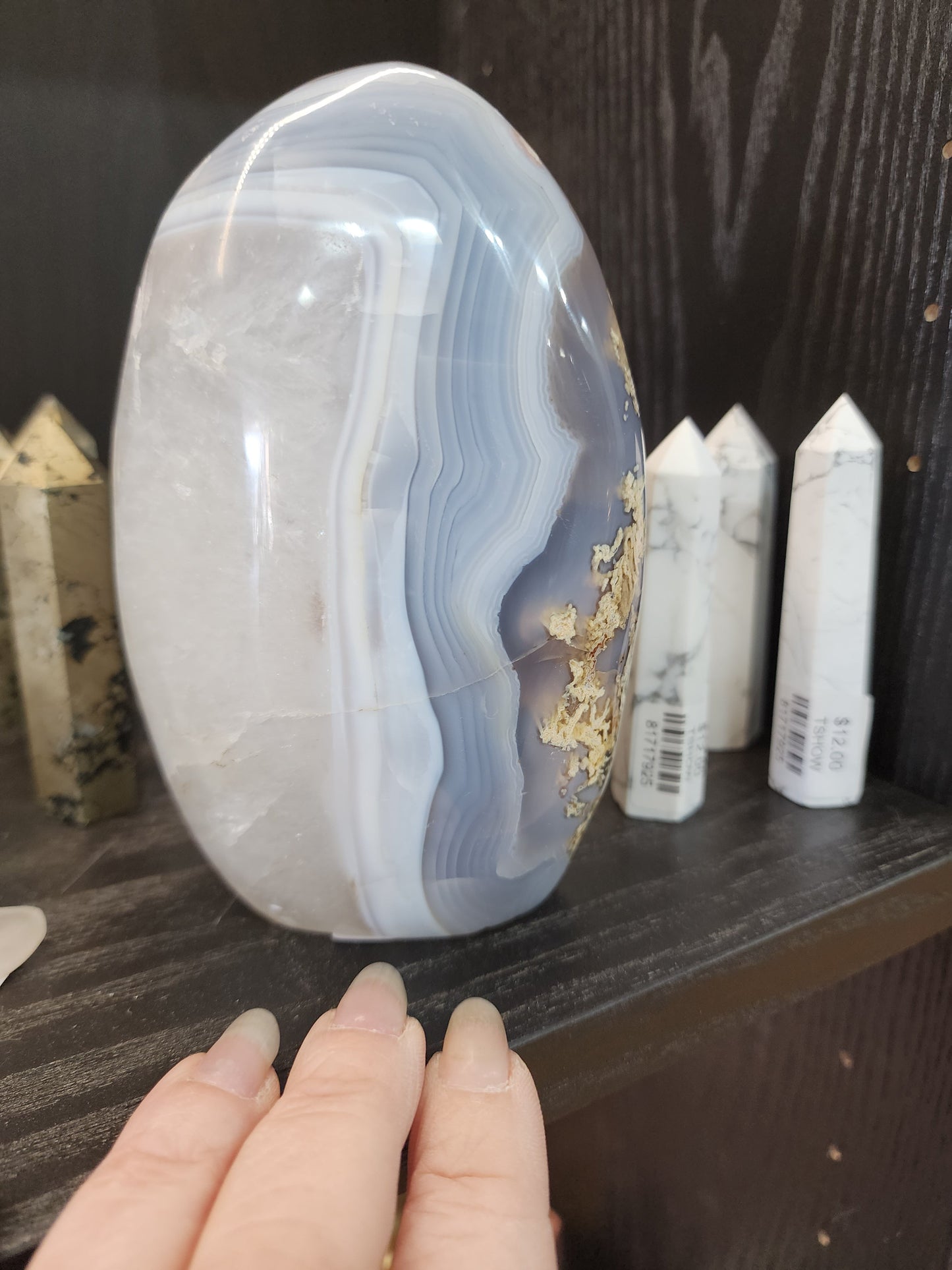 🌈✨ Embrace the Mystical Energy of Banded Agate Freeform – Balance Protection & Natural Beauty! 🪨 - 2 - Free Forms
