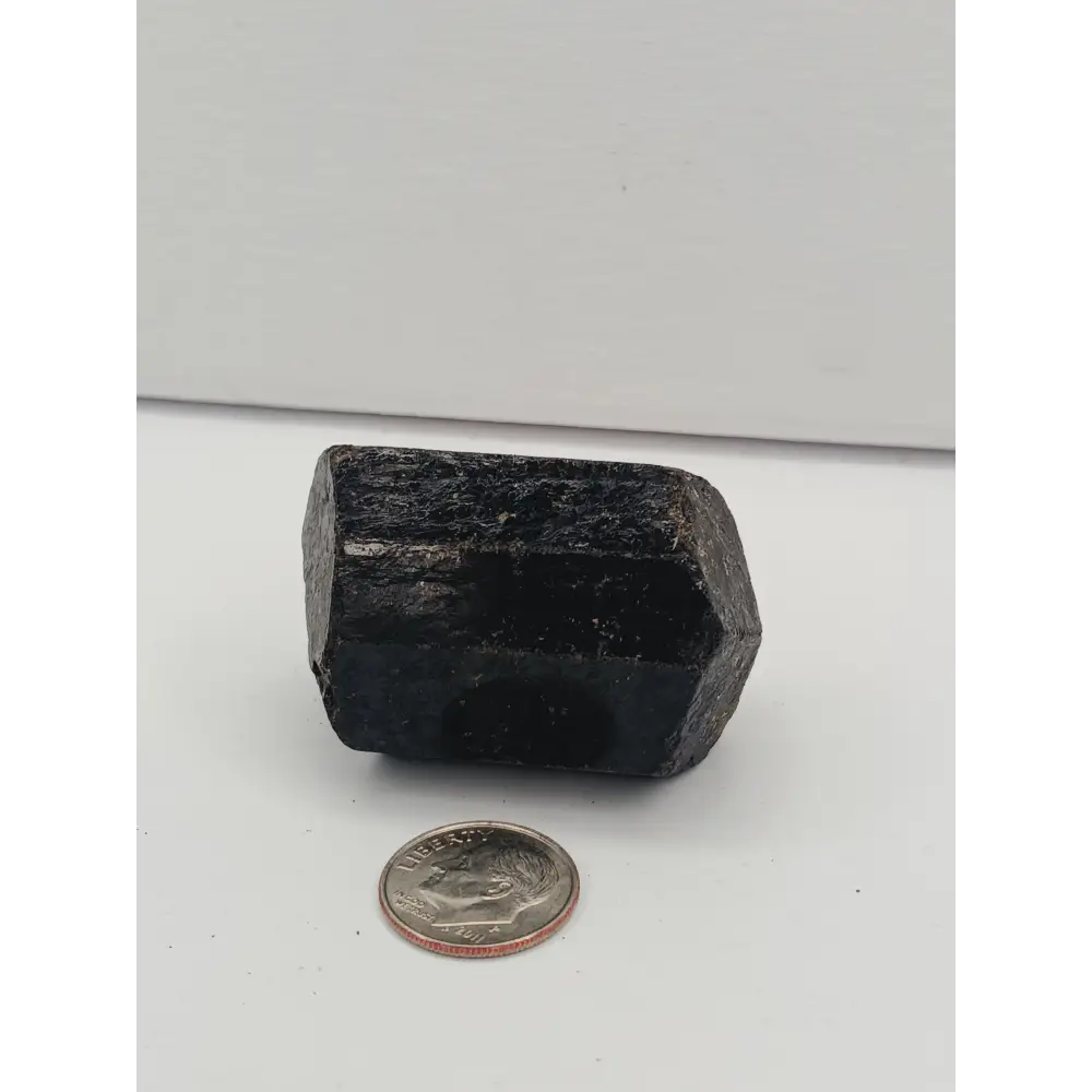 🖤✨ Black Tourmaline Double Terminated Shaft – Protection Grounding and Energy Flow 🌟 - Specimens