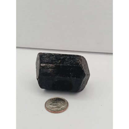 🖤✨ Black Tourmaline Double Terminated Shaft – Protection Grounding and Energy Flow 🌟 - Specimens