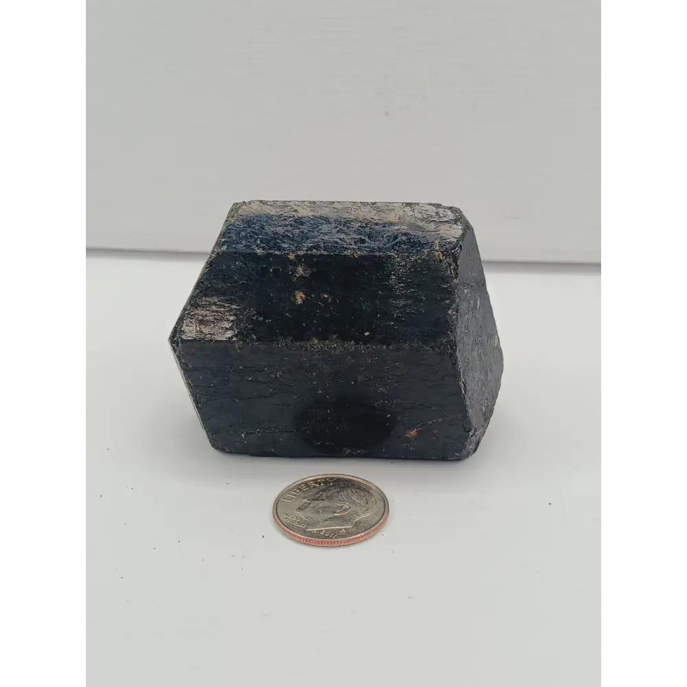 🖤✨ Black Tourmaline Double Terminated Shaft – Protection Grounding and Energy Flow 🌟 - Specimens