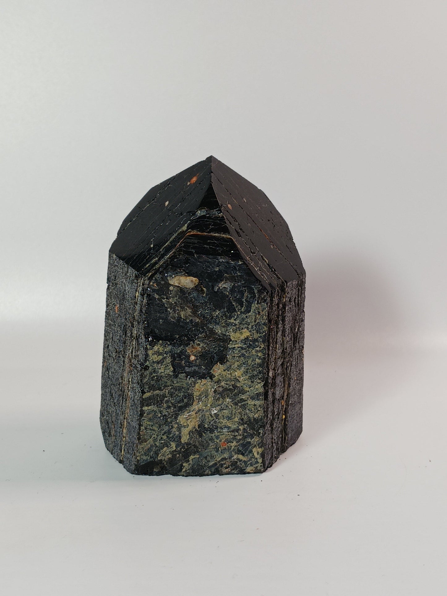 🖤🪨 Black Tourmaline with Hematite Tower – Double Protection and Deep Grounding ✨ - 8 - Specimens