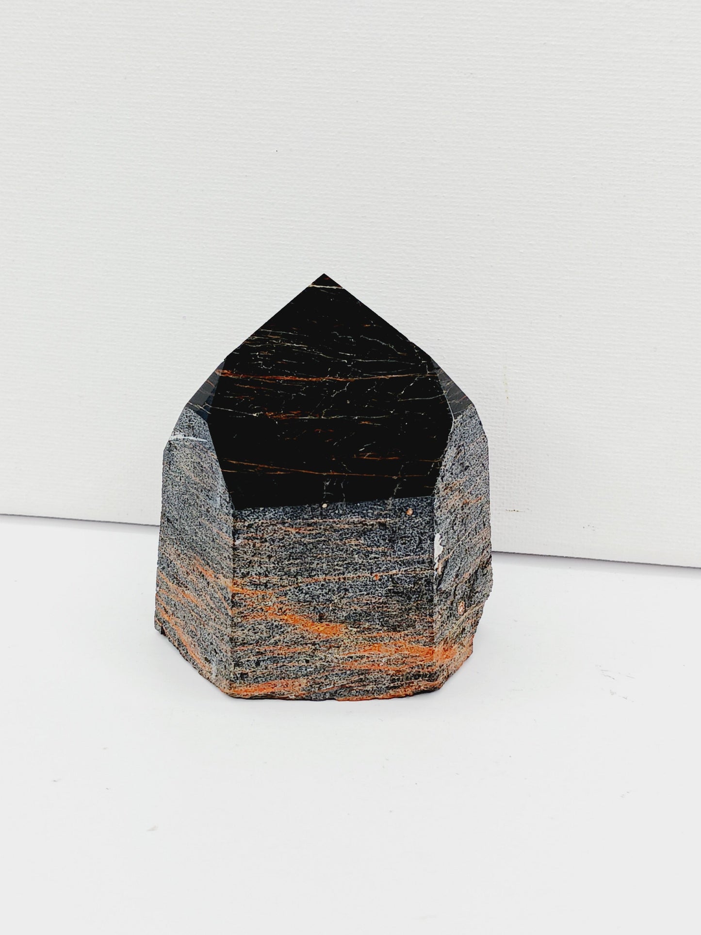 🖤🪨 Black Tourmaline with Hematite Tower – Double Protection and Deep Grounding ✨ - 6 - Specimens