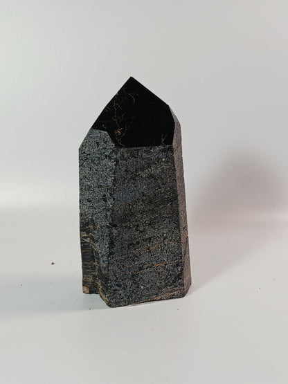 🖤🪨 Black Tourmaline with Hematite Tower – Double Protection and Deep Grounding ✨ - 10 - Specimens
