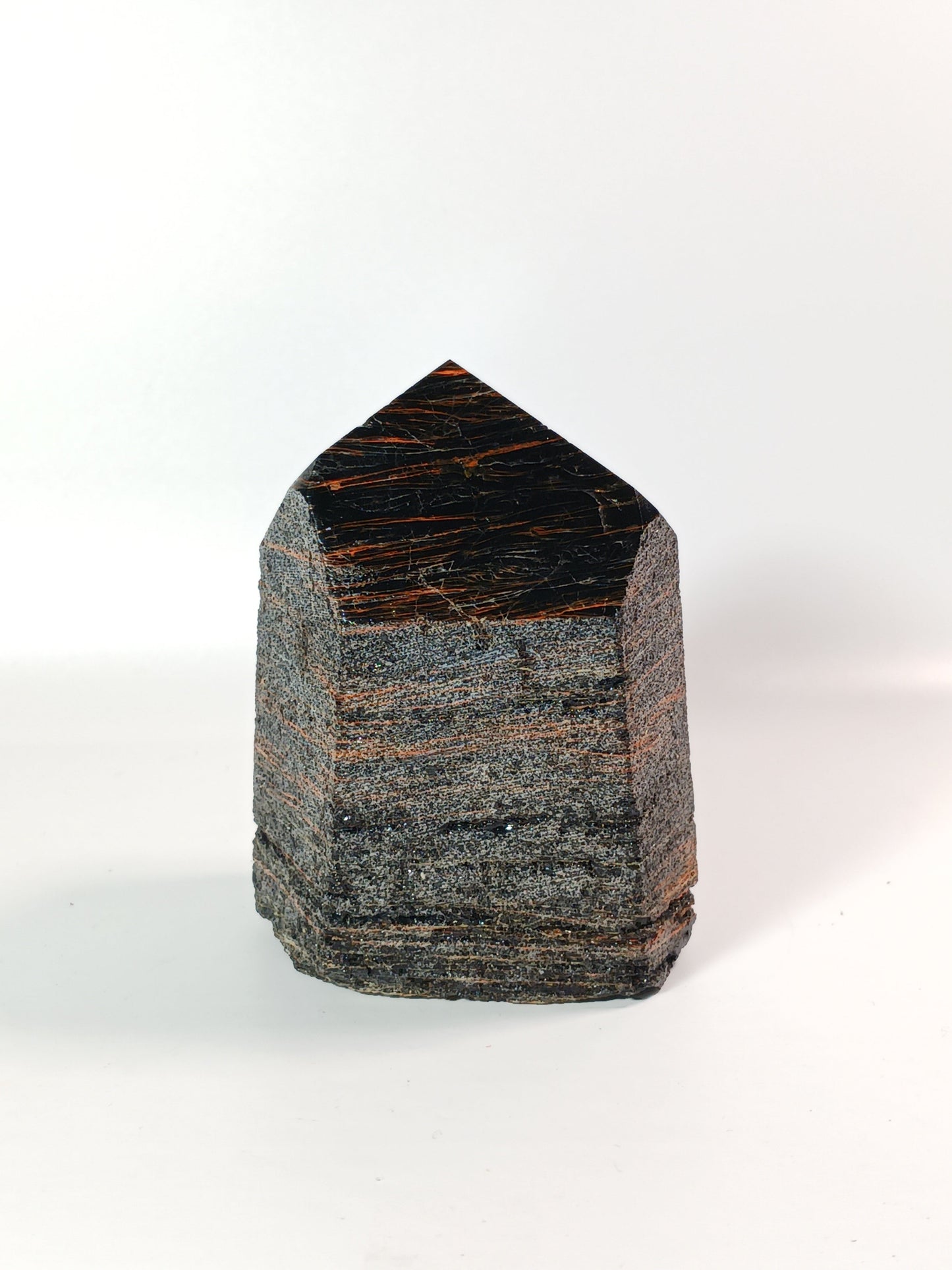 🖤🪨 Black Tourmaline with Hematite Tower – Double Protection and Deep Grounding ✨ - 5 - Specimens