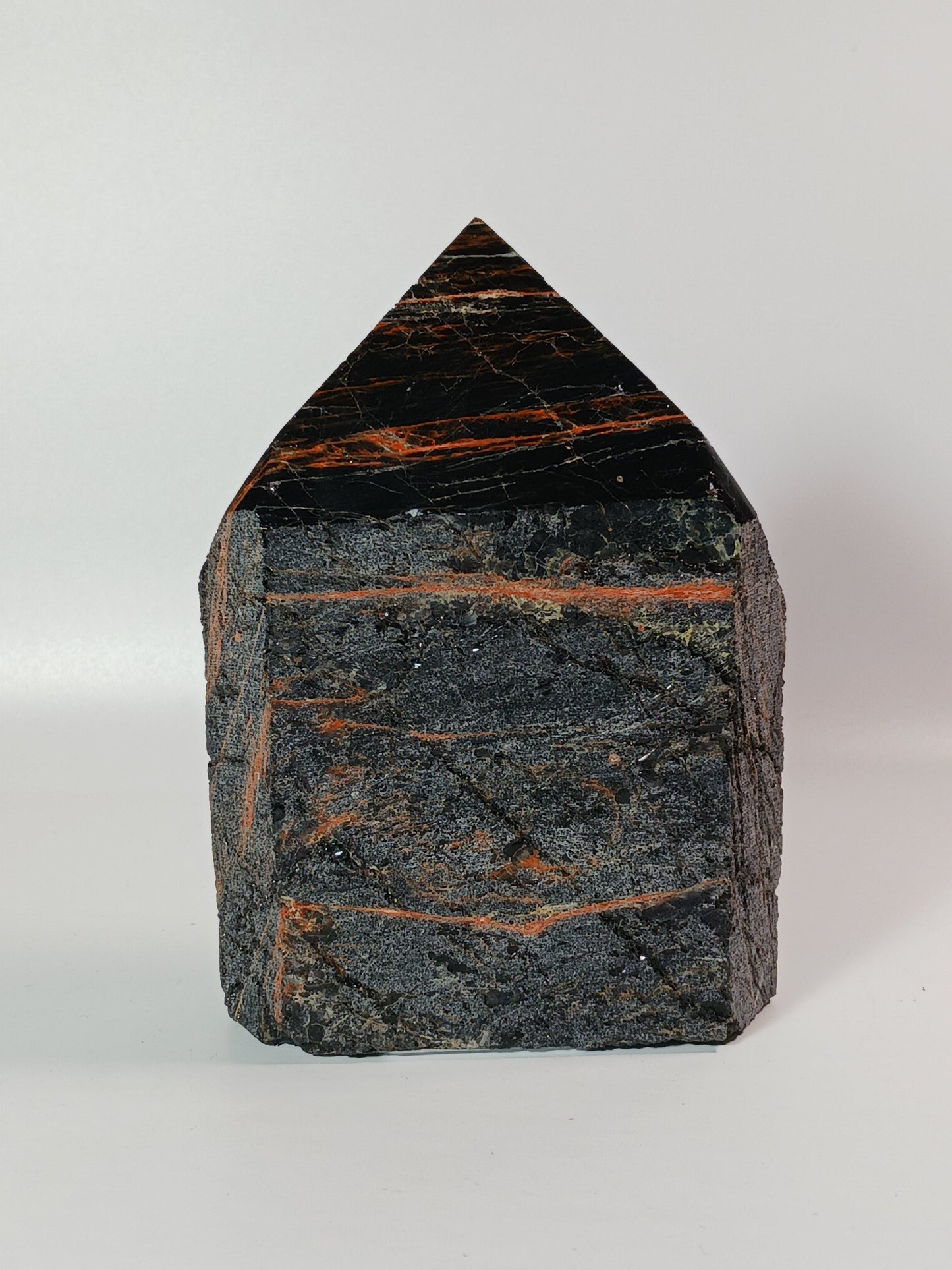 🖤🪨 Black Tourmaline with Hematite Tower – Double Protection and Deep Grounding ✨ - 3 - Specimens