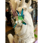 🌸 Blown Glass Hummingbirds - 3.5’’ 🌈 - Blue/Green - Home Decor