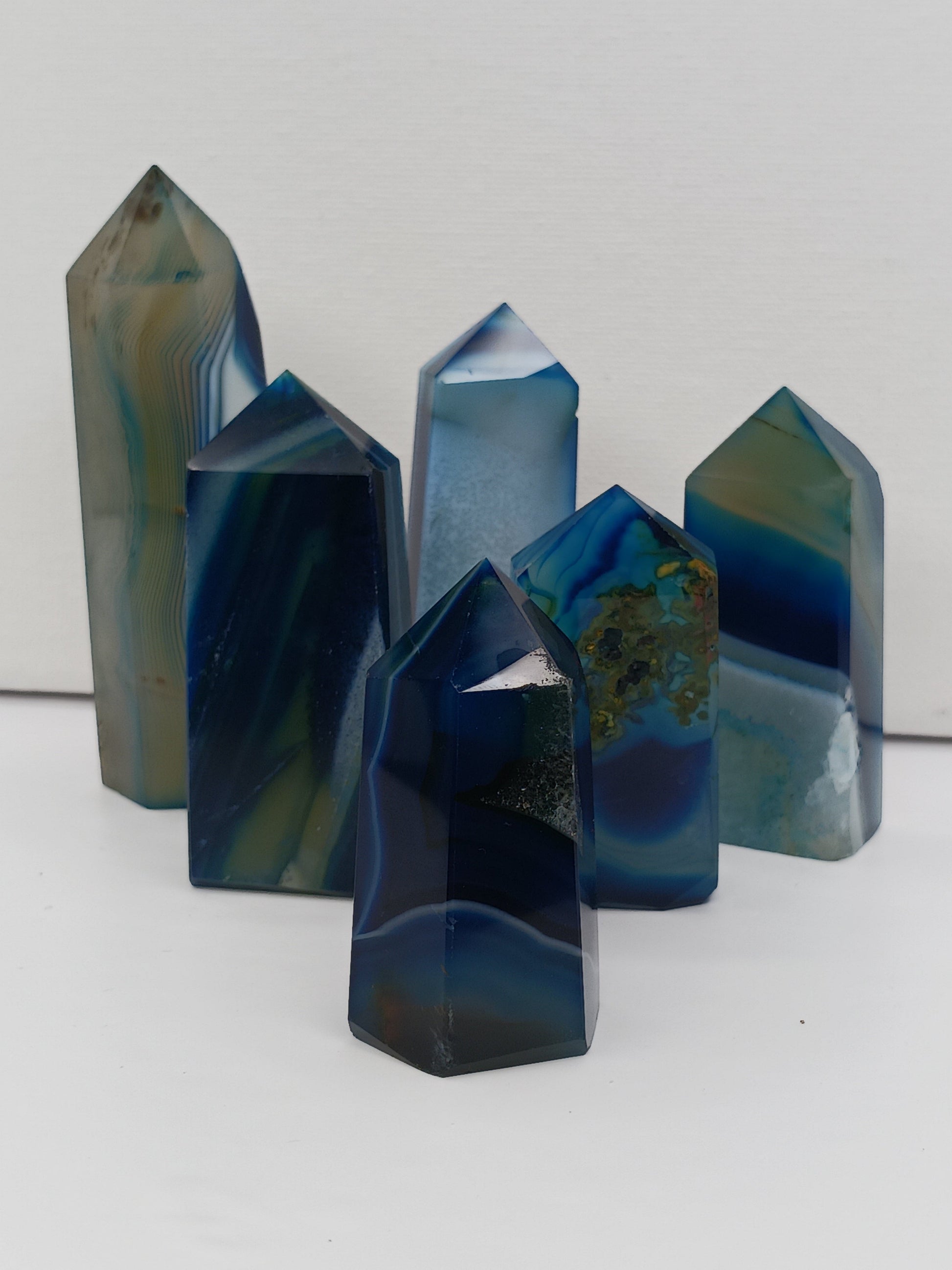 Blue Agate Points - Large - Towers