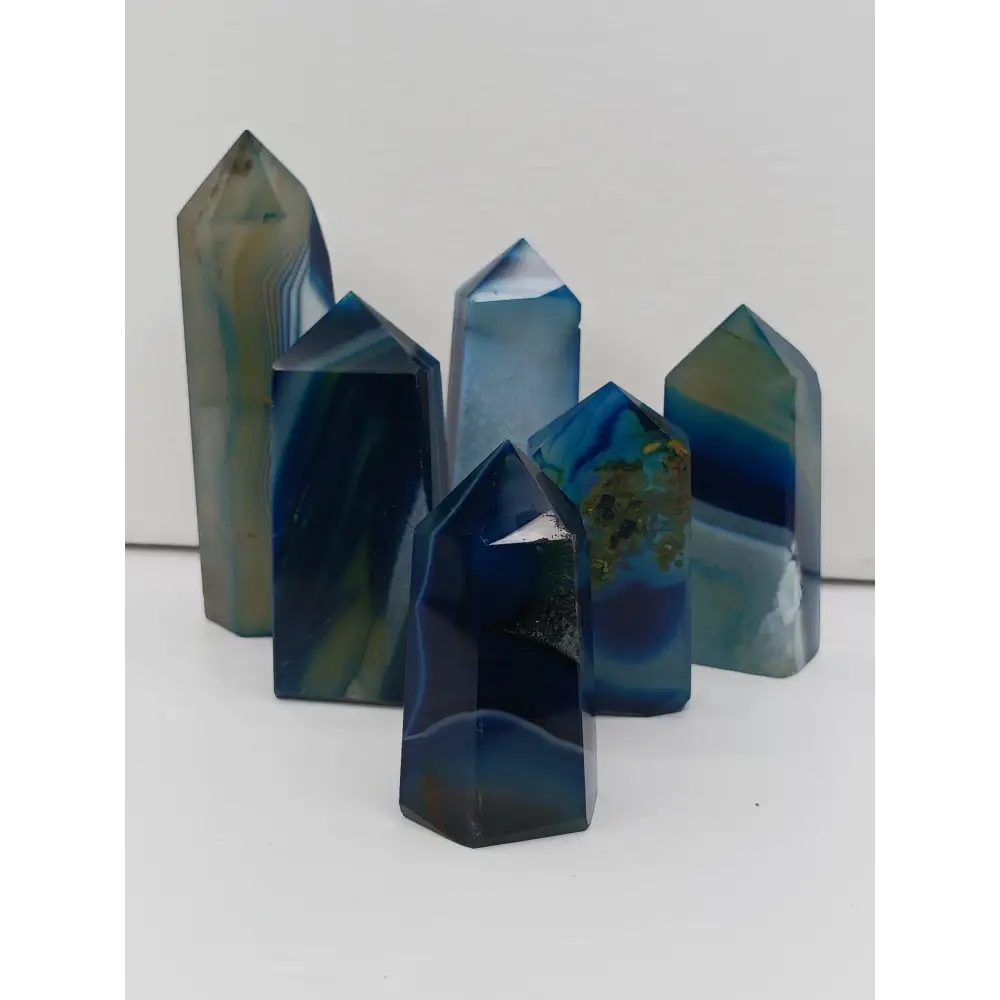 Blue Agate Points - Large - Towers
