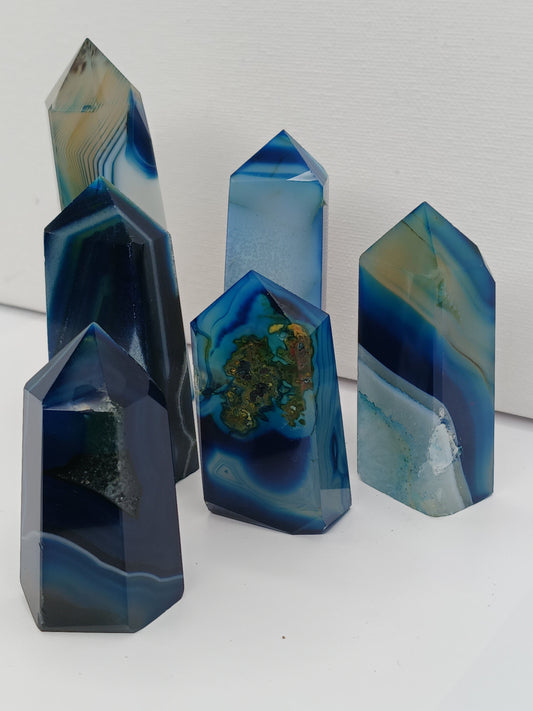 Blue Agate Points - Large - Towers