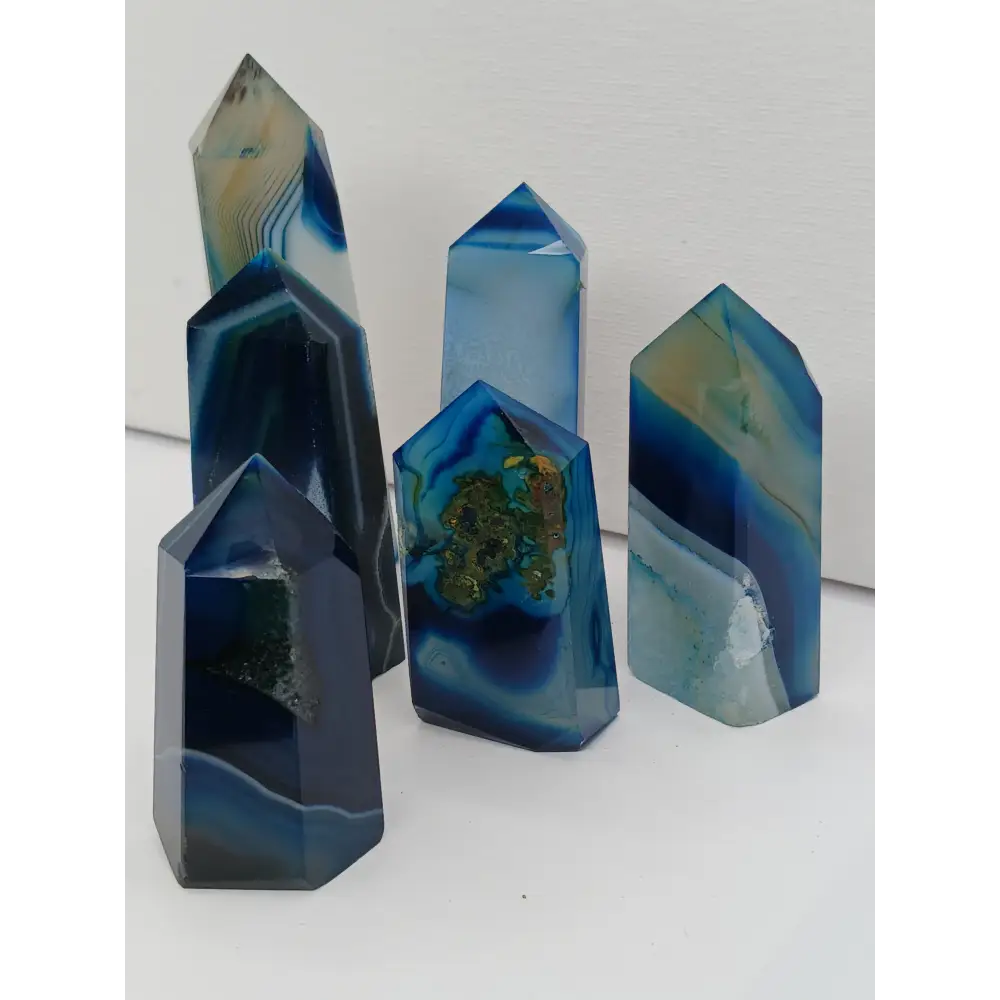 Blue Agate Points - Large - Towers