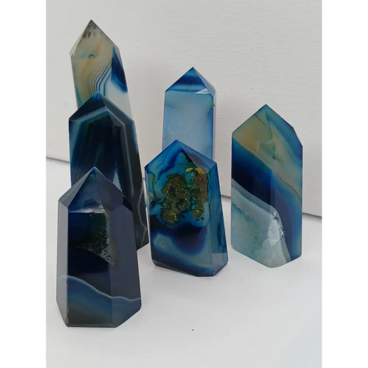 Blue Agate Points - Large - Towers