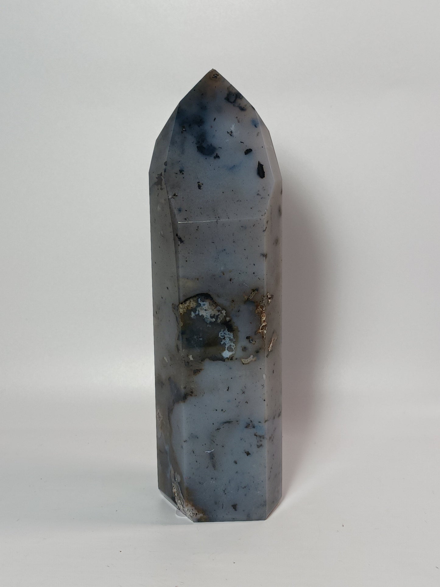 🔷✨ Blue Agate Tower – Calm and Communication ✨🔷 - 4 - 4.75’’ - Towers