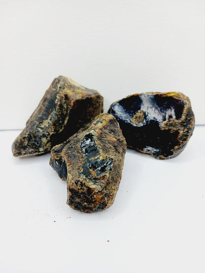 💙✨ Blue Amber Specimen – Illumination Clarity and Ancient Energy 🌌 - Specimens
