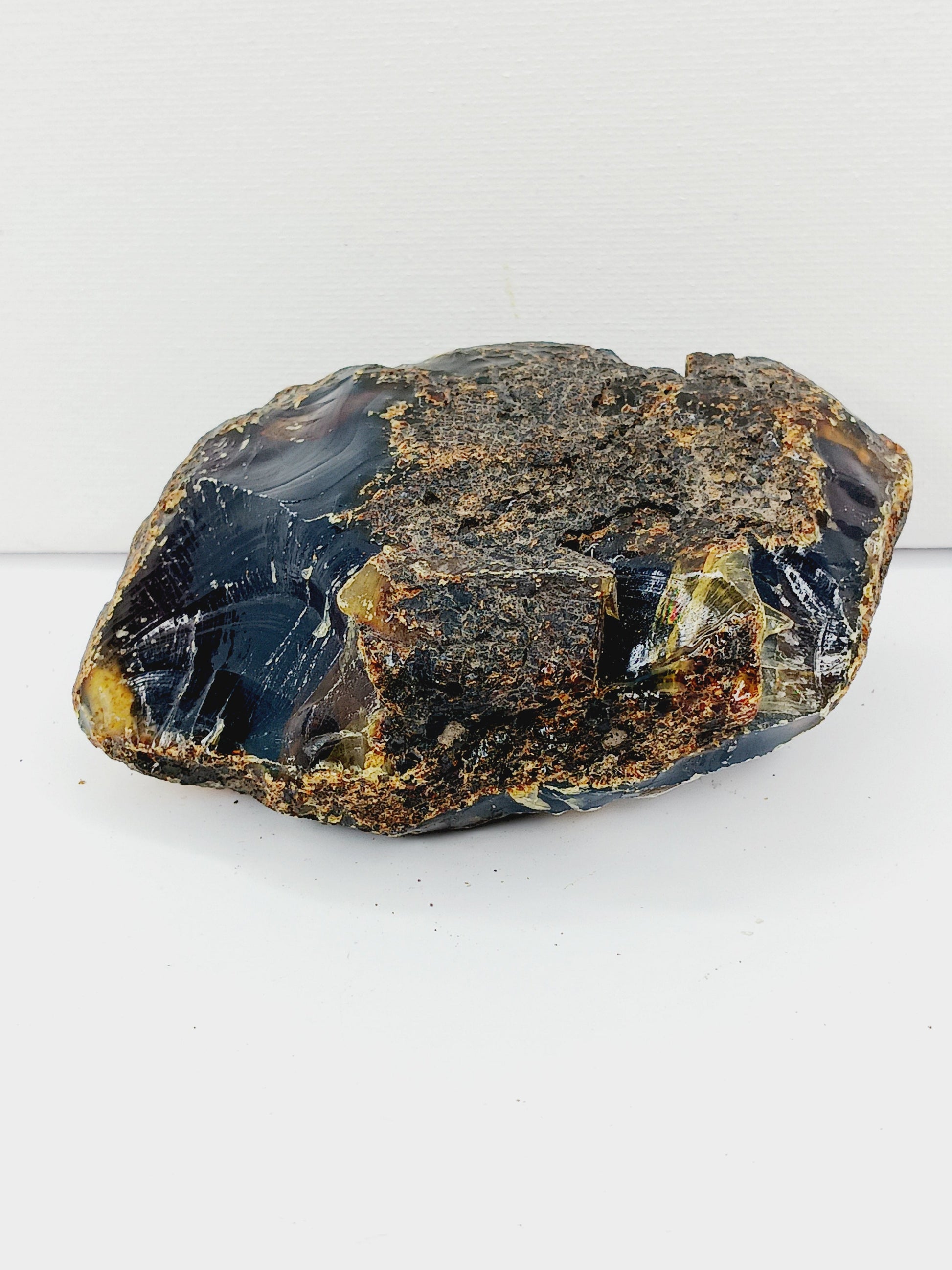 💙✨ Blue Amber Specimen – Illumination Clarity and Ancient Energy 🌌 - Specimens