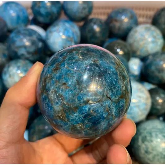 💙🔮 Blue Apatite Spheres – Inspiration Clarity and Manifestation! 🔮💙 - 1 - 2.25’’ - Spheres