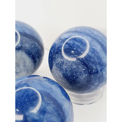 🔵✨ Blue Aventurine Sphere – Calm Communication and Empowered Insight 🌟 - Spheres