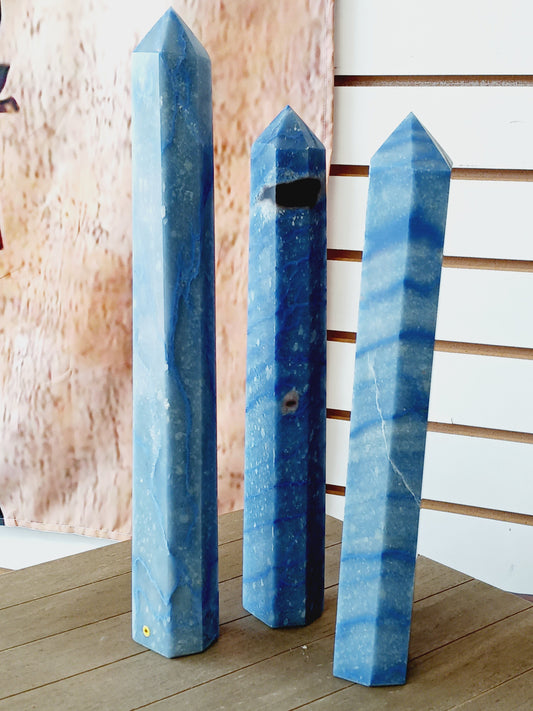 💙✨ Blue Aventurine Tower – Insight Calm and Empowered Communication 🗼 - Towers