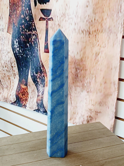 💙✨ Blue Aventurine Tower – Insight Calm and Empowered Communication 🗼 - 12.25’’ - Towers