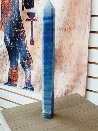 💙✨ Blue Aventurine Tower – Insight Calm and Empowered Communication 🗼 - 15.5’’ - Towers