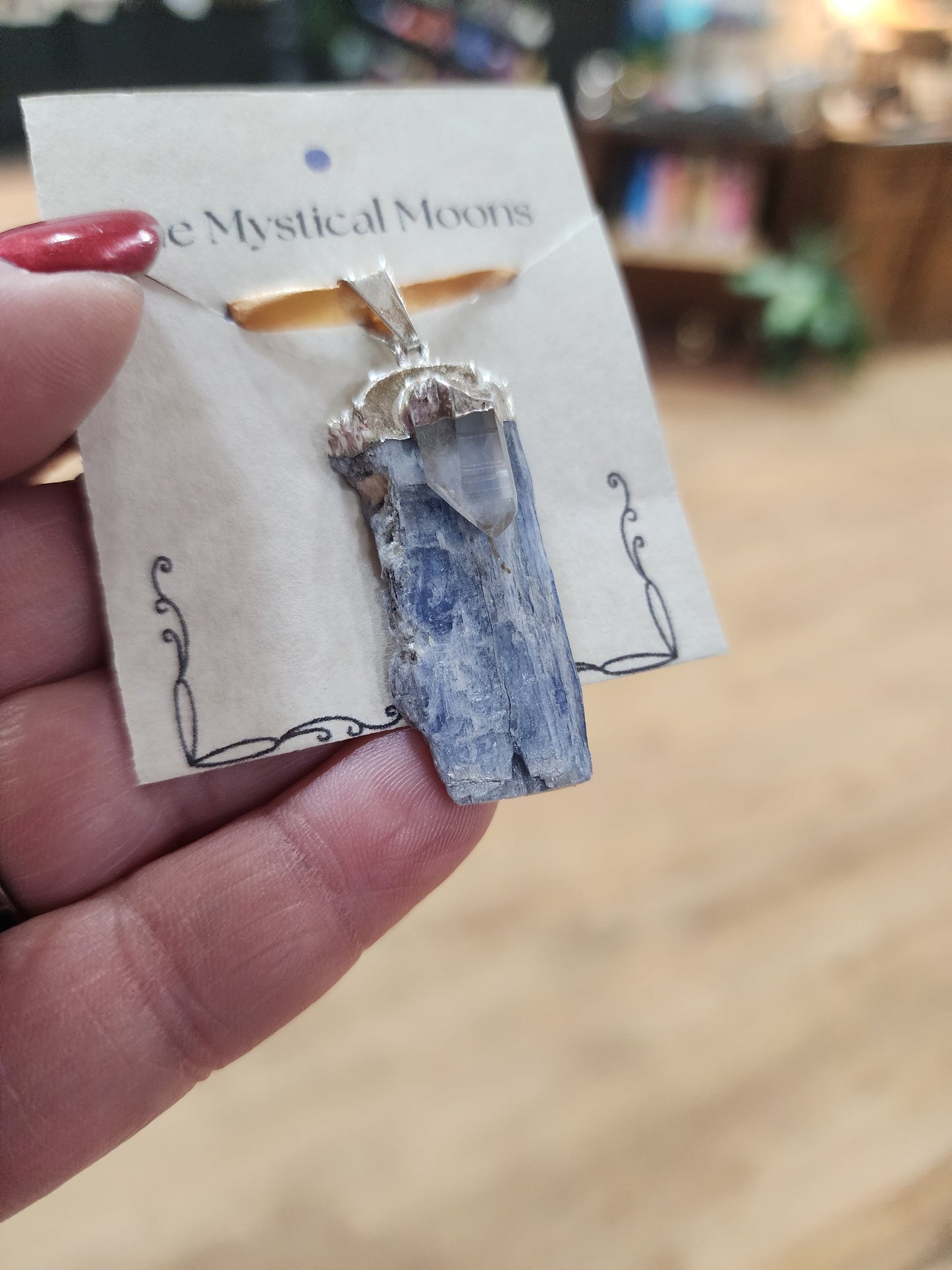 Blue Kyanite Pendant (THREE TYPES) - QUARTZ - Jewelry