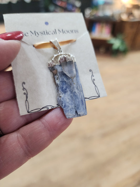 Blue Kyanite Pendant (THREE TYPES) - QUARTZ - Jewelry