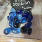 Blue Obsidian Tumbles - Tumbles