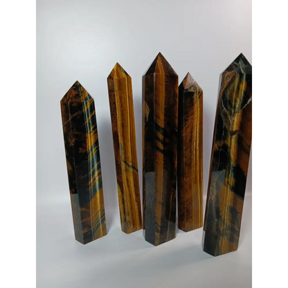 🔷🦅 Blue Tigers Eye Tower – Insight and Soothing Strength 🦅🔷 - Towers