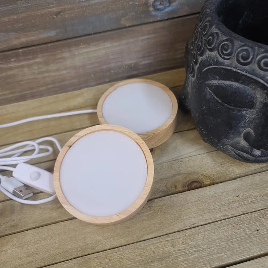 Bottom Lighted White Stand - STANDS