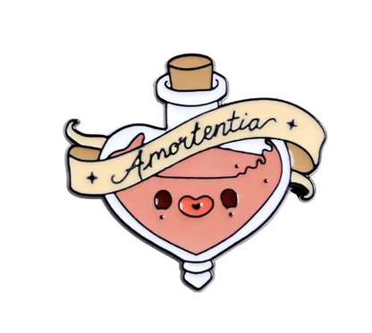 BROOCH LAPEL ENAMEL Magical Pins Pin (Page 1) - Amortentia Potion - Clothing & Apparel