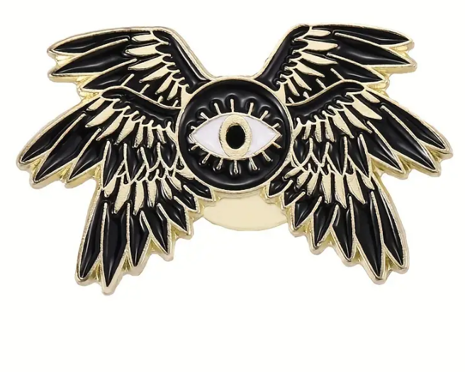 BROOCH LAPEL ENAMEL Magical Pins Pin (Page 1) - Angel Eye - Clothing & Apparel