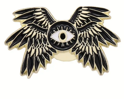 BROOCH LAPEL ENAMEL Magical Pins Pin (Page 1) - Angel Eye - Clothing & Apparel