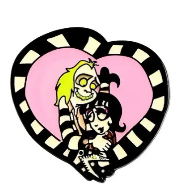 BROOCH LAPEL ENAMEL Magical Pins Pin (Page 1) - Beetlejuice and Lydia - Clothing & Apparel