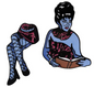 BROOCH LAPEL ENAMEL Magical Pins Pin (Page 1) - Beetlejuice Two Piece Pin - Clothing & Apparel