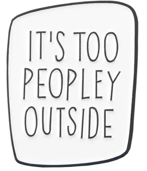 BROOCH LAPEL ENAMEL Magical Pins Pin (Page 1) - It’s Too Peopley Outside white - Clothing & Apparel