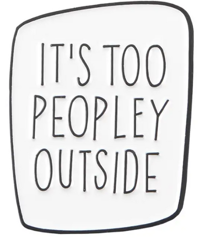 BROOCH LAPEL ENAMEL Magical Pins Pin (Page 1) - It’s Too Peopley Outside white - Clothing & Apparel