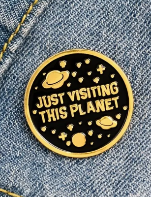 BROOCH LAPEL ENAMEL Magical Pins Pin (Page 1) - Just Visting This Planet - Clothing & Apparel